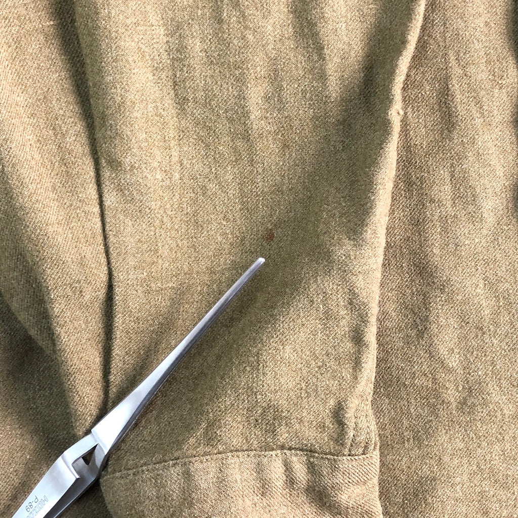 50s vintage U.S.ARMY アメリカ軍 ウールシャツ ミリタリーシャツ フラップ付き胸ポケット 長袖