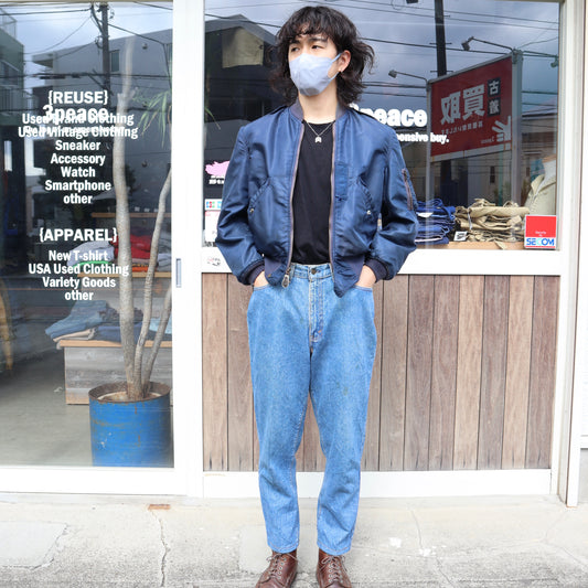 【茅ヶ崎本店】staff select 【 U.S.Air Forceフライトジャケット】×【Levi's デニムパンツ】