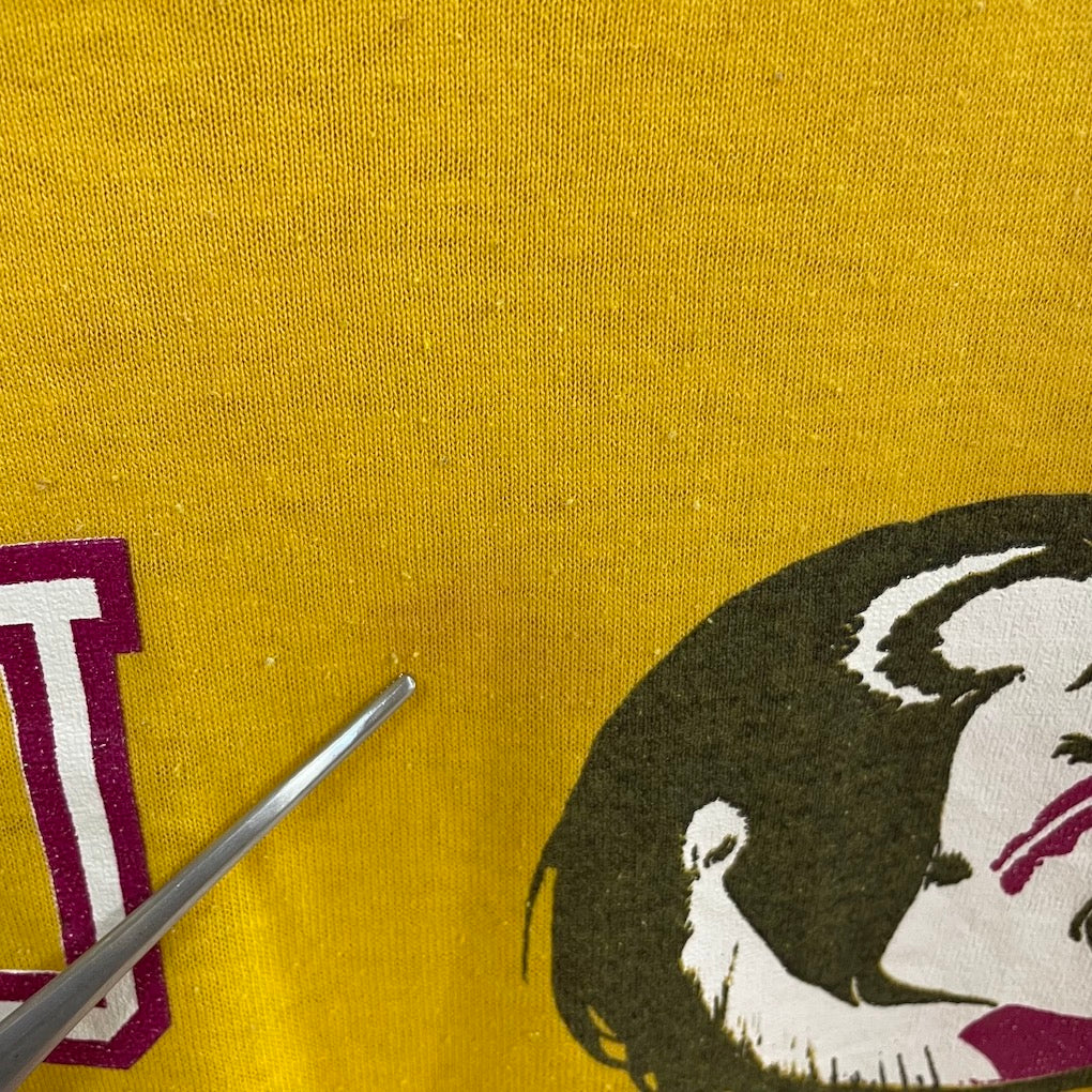 80s vintage USA製 JERZEES ジャージーズ  プリントTシャツ Florida State Seminoles women's basketball 半袖