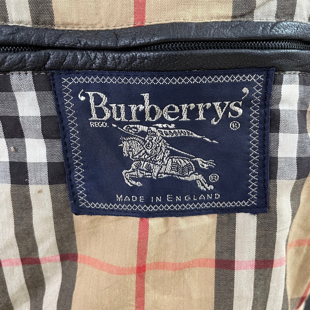 イングランド製 90s vintage Burberrys バーバリーズ レザージャケット