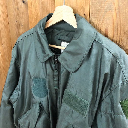 80s vintage アメリカ軍 U.S.NAVY 海軍 フライトジャケット CWU-45/P ミリタリー ジップアップ 米軍