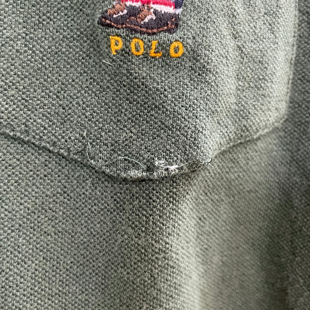90s vintage Polo by Ralph Lauren ポロバイラルフローレン ポロシャツ 長袖 ポロベア
