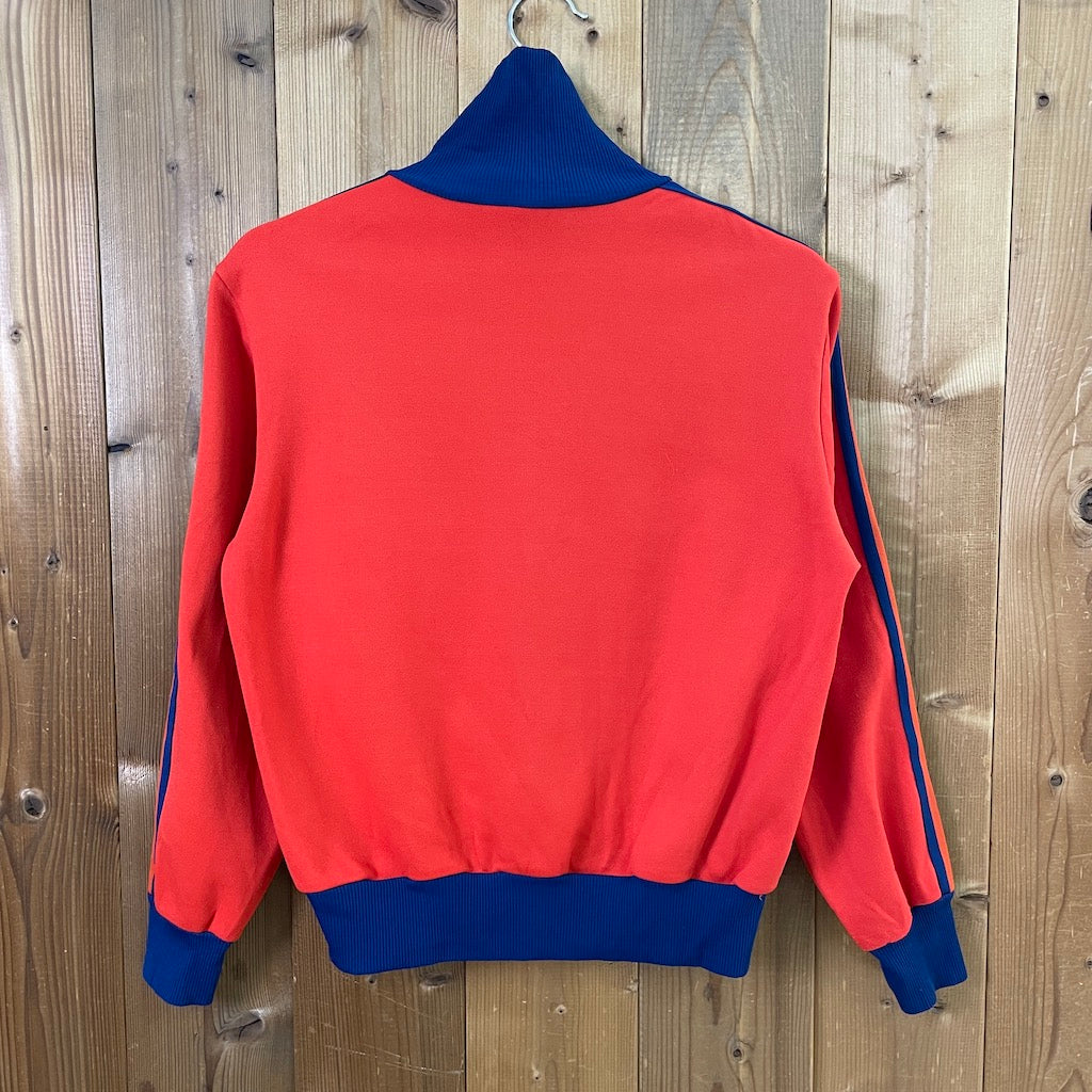 80s vintage ユーゴスラビア製 adidas アディダス トラックジャケット ジャージ ハイネック フルジップ ジップアップ