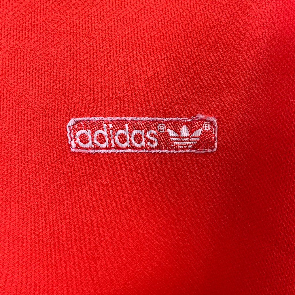 80s vintage ユーゴスラビア製 adidas アディダス トラックジャケット ジャージ ハイネック フルジップ ジップアップ