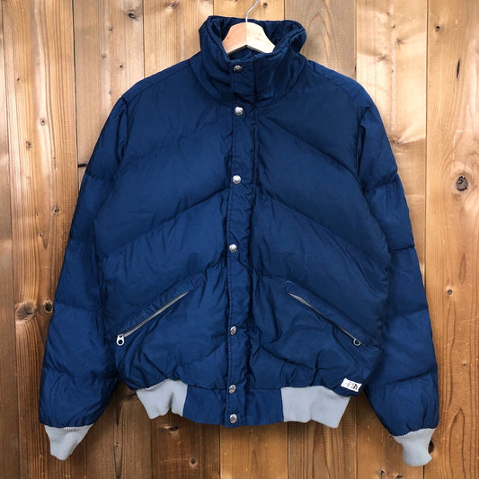 USA製 80s vintage 茶タグ THE NORTH FACE ノースフェイス ダウンジャケット ジップアップ TALONジップ