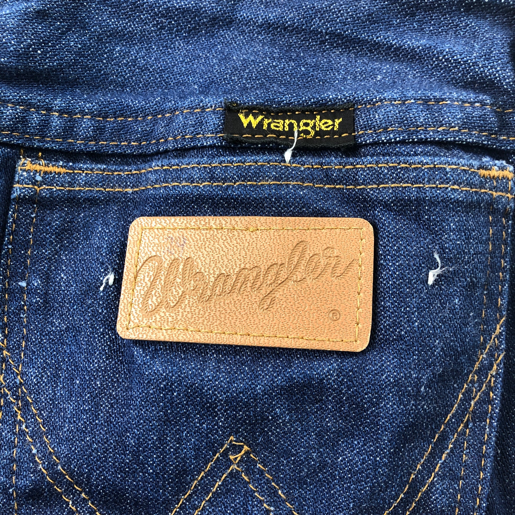 Wrangler デニム フレアパンツ 90s 80s ダメージ加工　レア