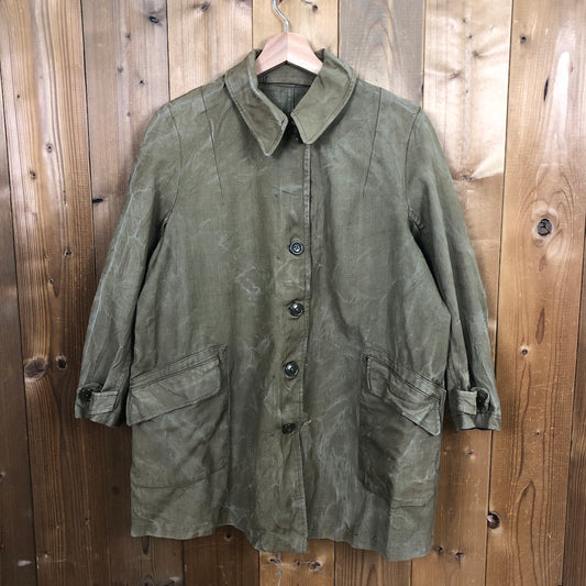 30s vintage French ARMY フランス軍 M-38 ボージョンジャケット ミリタリージャケット ワークジャケット カバーオール 軍モノ