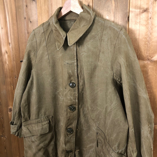 30s vintage French ARMY フランス軍 M-38 ボージョンジャケット ミリタリージャケット ワークジャケット カバーオール 軍モノ