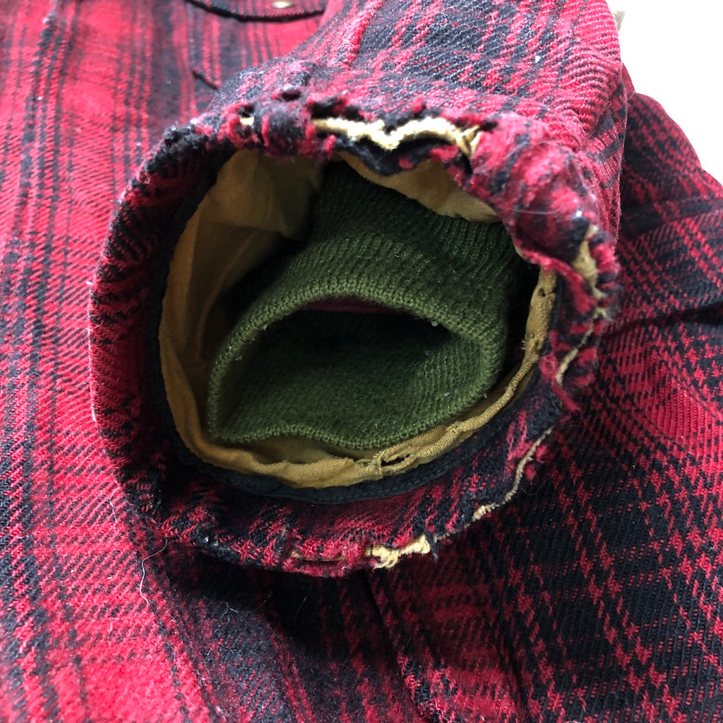 60s vintage WOOLRICH ウールリッチ ウールジャケット チェック柄 総柄