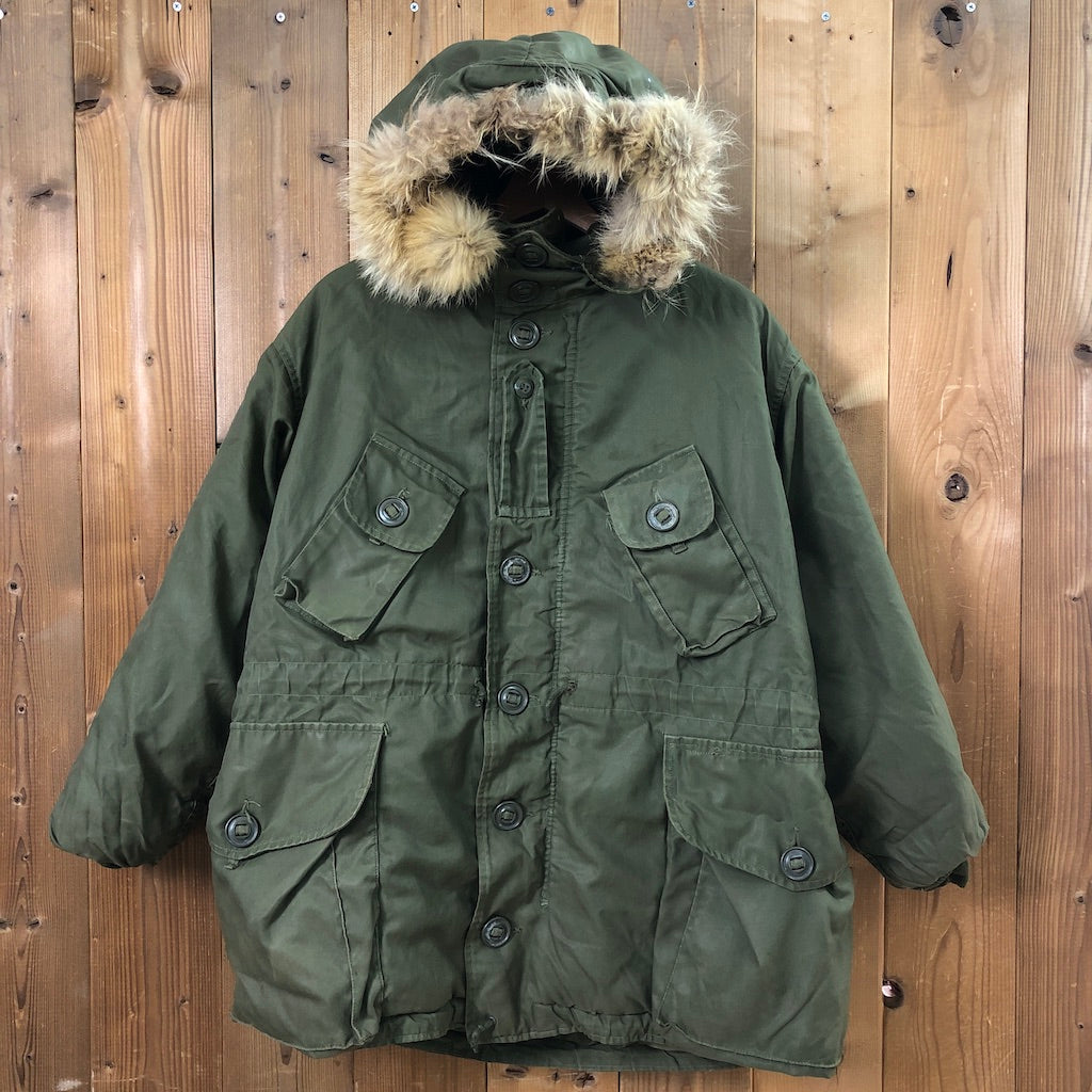 70s vintage Royal Canadian Air Force カナダ軍 フィールドパーカー フライトジャケット ミリタリージャケット ECW LIGHTNING デカジッパー