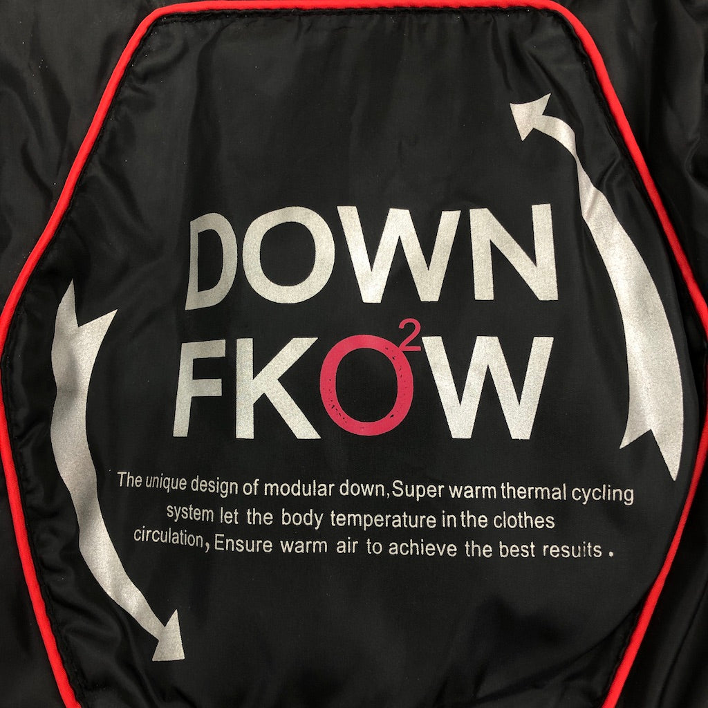 DOWN FKOW ダウンジャケット ジップアップ フルジップ