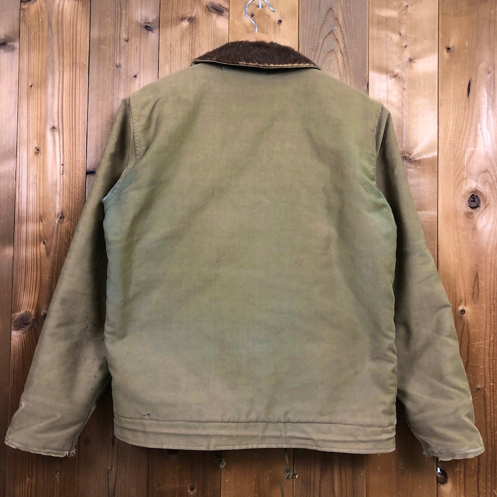 40s vintage U.S.ARMY N-1 デッキジャケット アルパカ タロンジップ