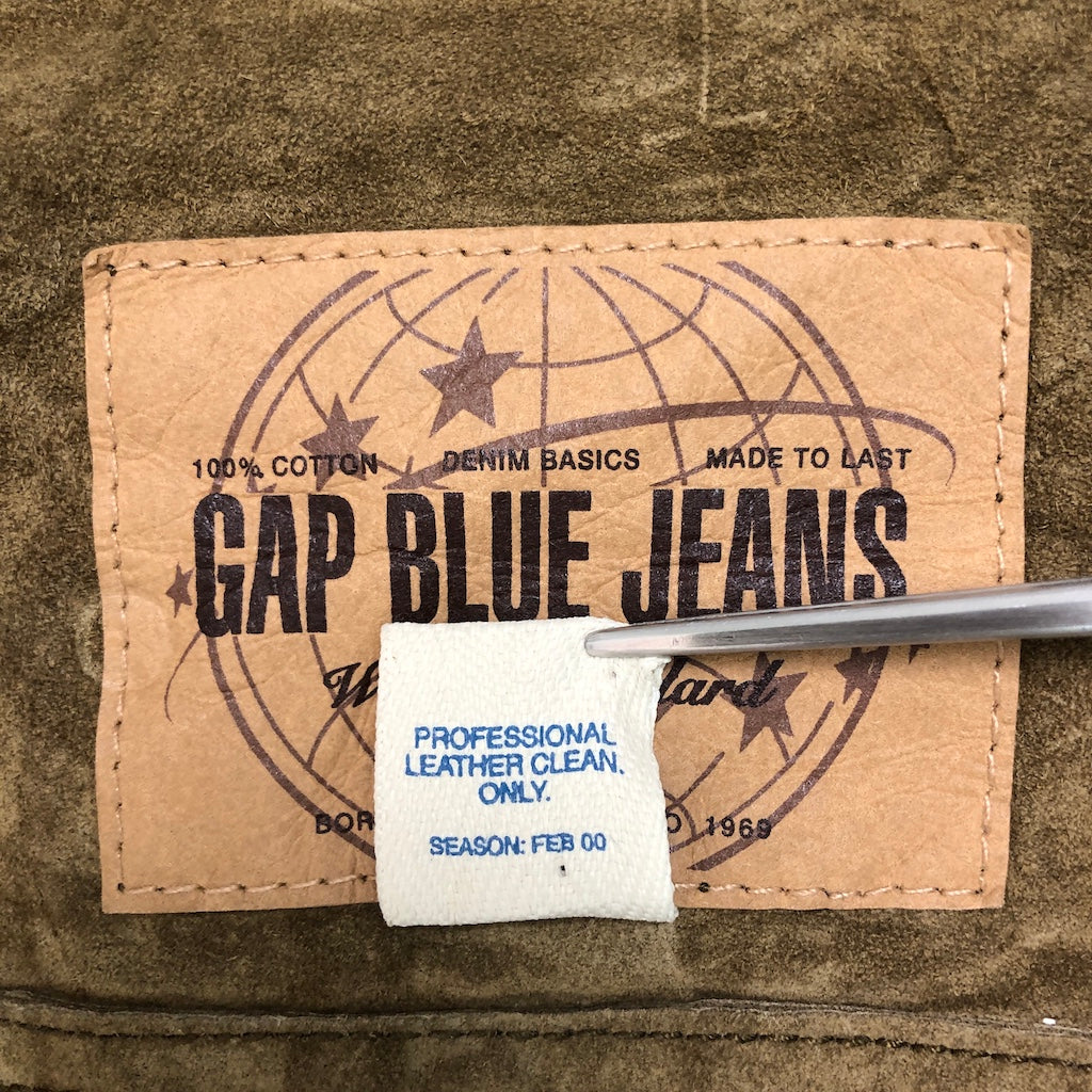 80s 90s vintage OLD GAP ギャップ オールドギャップ スエード レザージャケット 776016−00