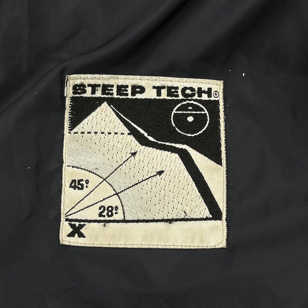 90s vintage THE NORTH FACE ザノースフェイス ダウンジャケット フルジップ ジップアップ STEEP TECH 600LTD