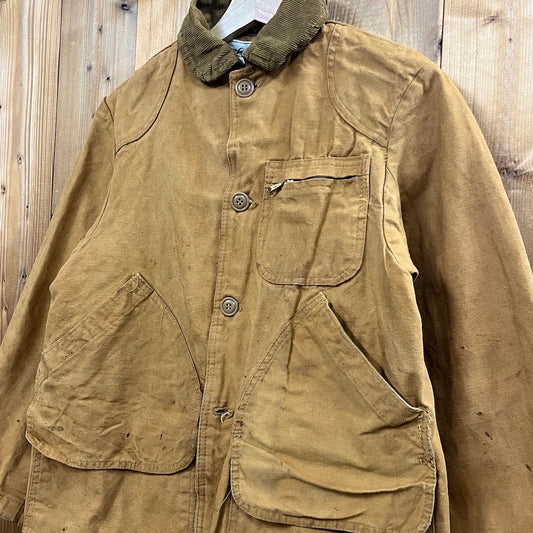 60s vintage L.L.Bean エルエルビーン ダックジャケット 筆記体タグ ワークジャケット カバーオール