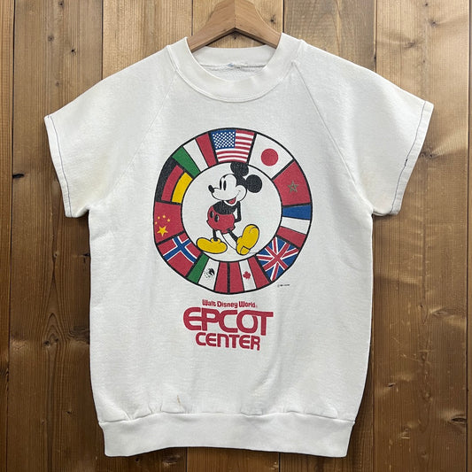 80s vintage Walt Disney World EPCOT CENTER ウォルトディズニーワールド エプコットセンター スウェットシャツ 半袖