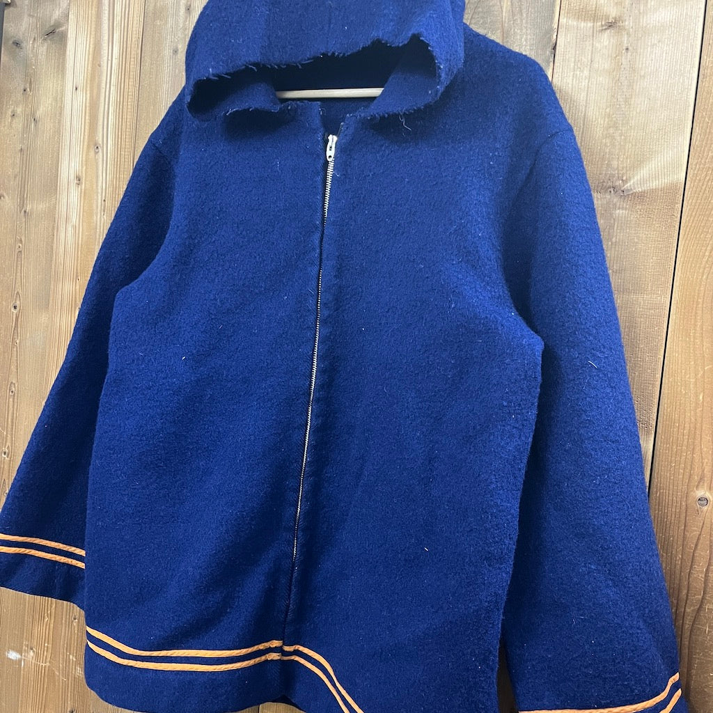60s vintage Lightning ライトニングジッパー ウール フーディー ジップアップ