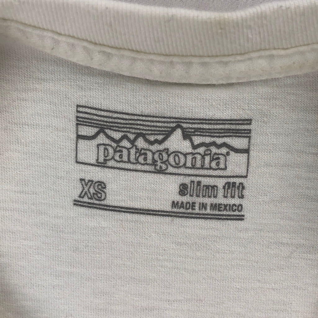 【Ptagonia】パタゴニア (XS) メキシコ製 半袖 プリント Tシャツ