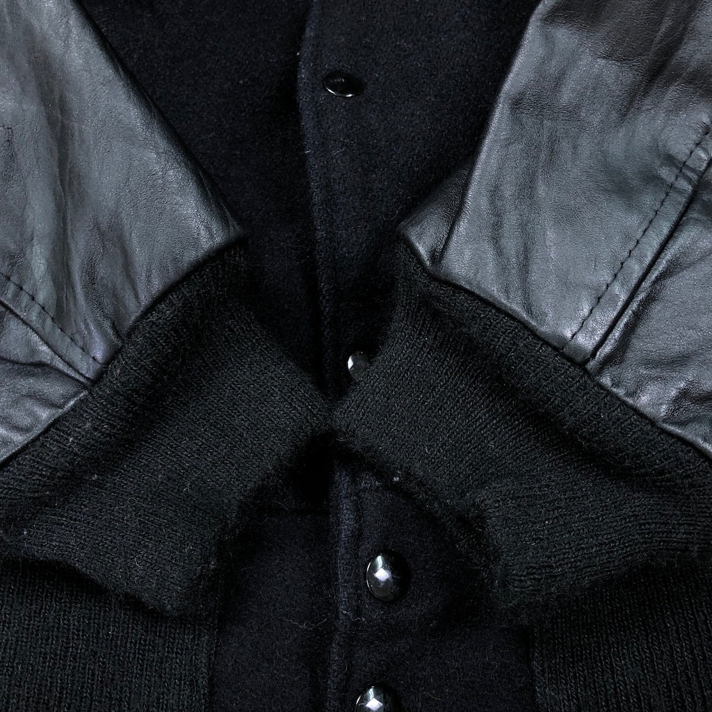 90s vintage USA製 BUTWIN バトウィン スタジャン レザー Valley Bank バレー銀行