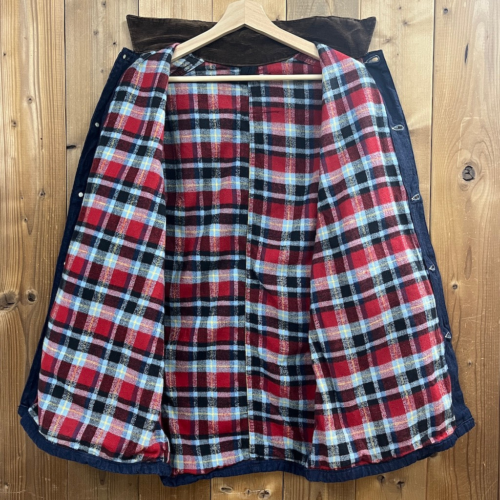 70s vintage Kingcot カバーオール デニムジャケット Gジャン 襟コーデュロイ