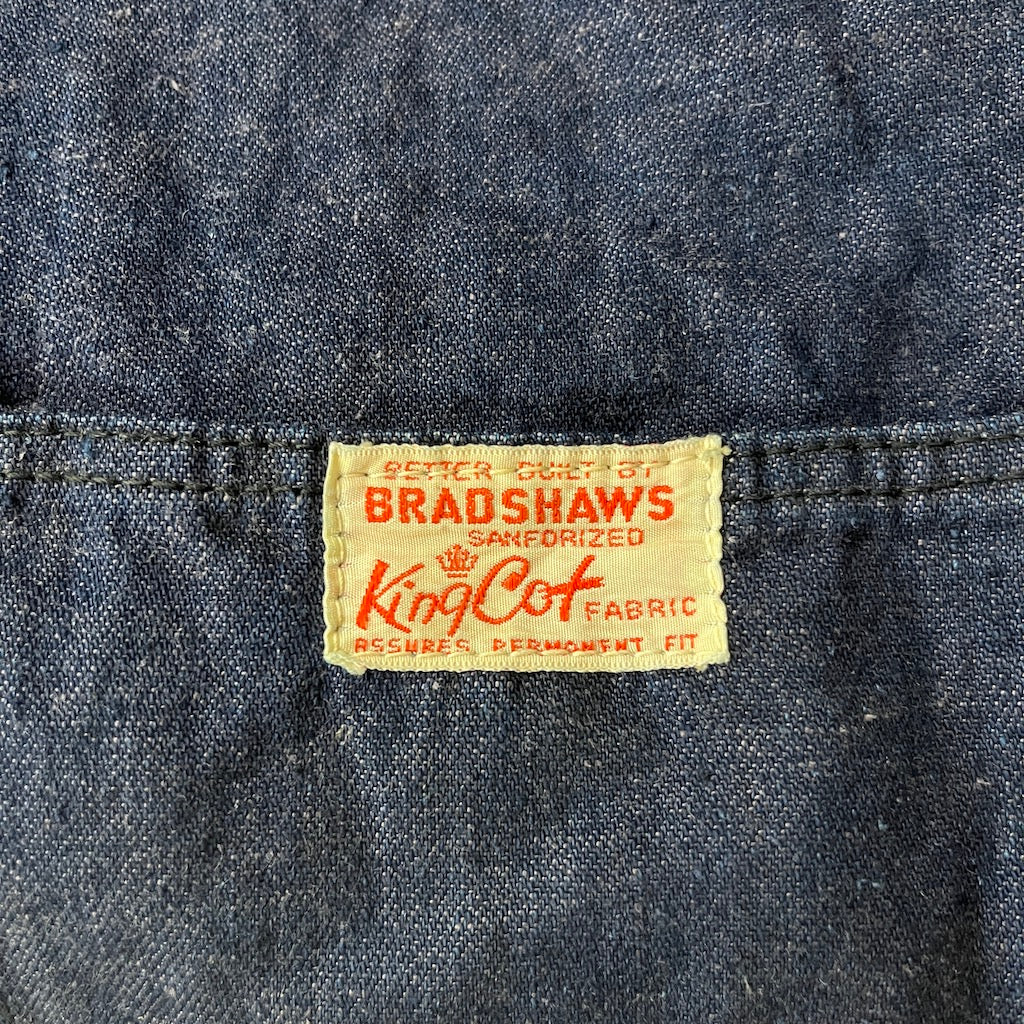 70s vintage Kingcot カバーオール デニムジャケット Gジャン 襟コーデュロイ