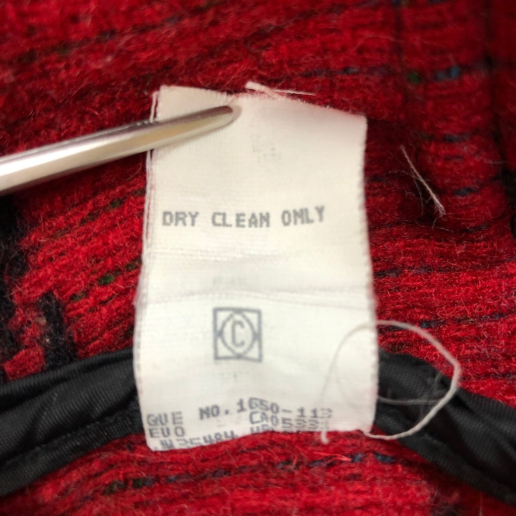 90s USA製 Wool rich ウールリッチ ネイティブ ボーダー ジャケット コンチュボタン