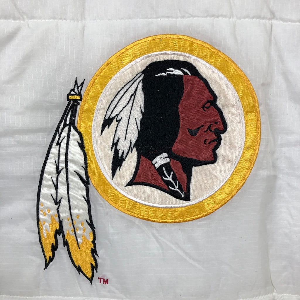 90s vintage NFL PRO LAYER プロレイヤー RED SKINS レッドスキンズ ナイロン プルオーバー リバーシブル パーカー フードなし  刺繍