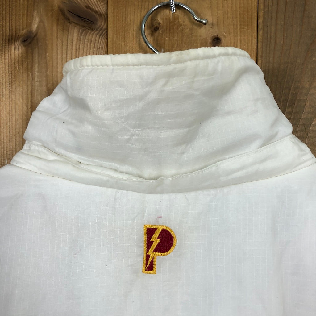 90s vintage NFL PRO LAYER プロレイヤー RED SKINS レッドスキンズ ナイロン プルオーバー リバーシブル パーカー フードなし  刺繍