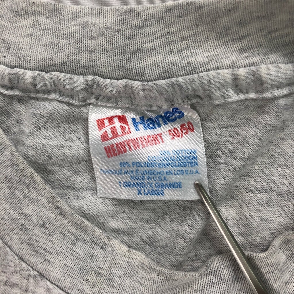 HANES ヘインズ Tシャツ 半袖 カットソー L.A.WORKOUT ビッグプリント