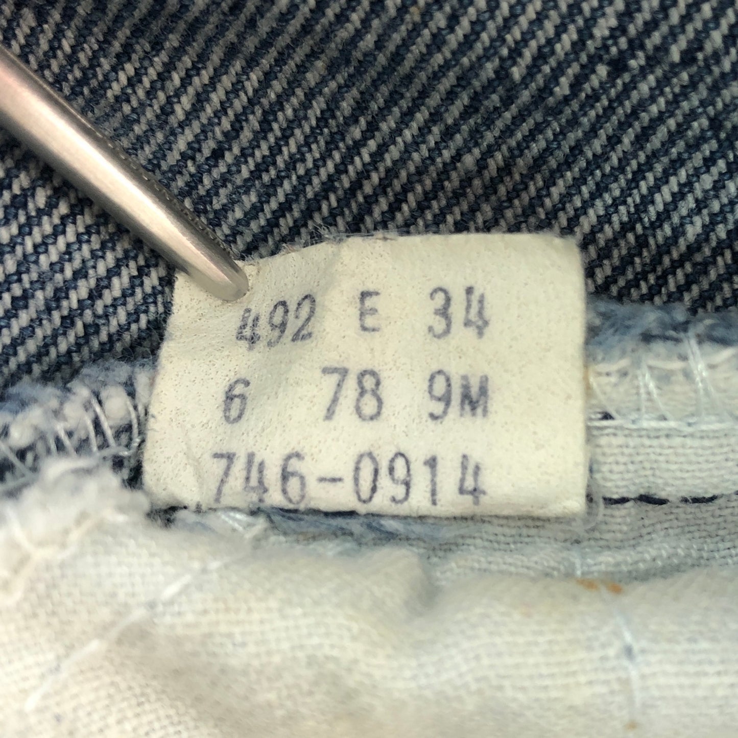 70s vintage Levi's リーバイス 746 ベルボトム フレアデニムパンツ student ジッパーフライ scovill社製zip