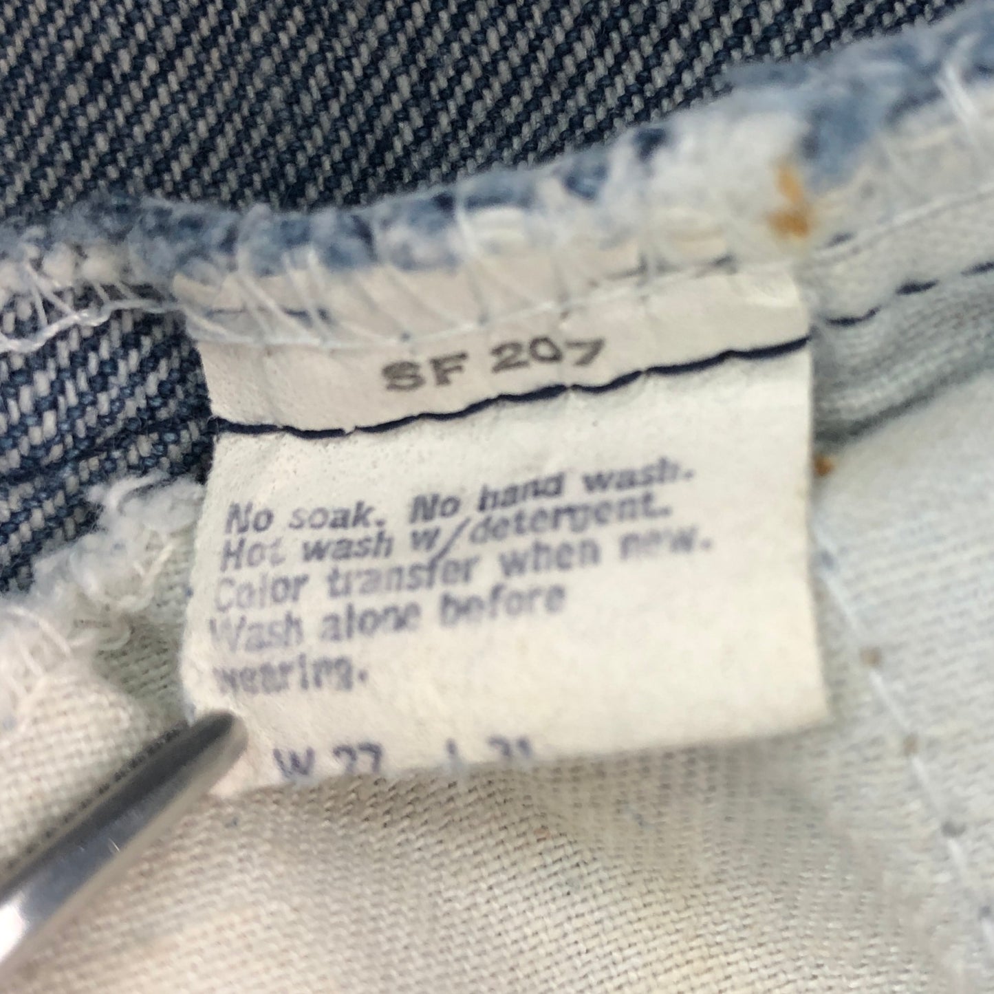 70s vintage Levi's リーバイス 746 ベルボトム フレアデニムパンツ student ジッパーフライ scovill社製zip