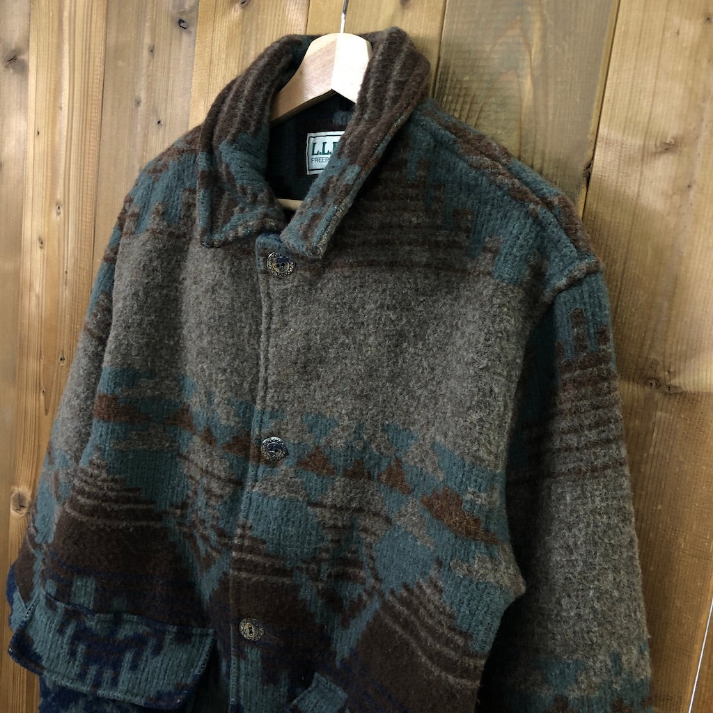 【希少】80s USA製 WOOLRICH ベスト コンチョ ボタン ネイティブ