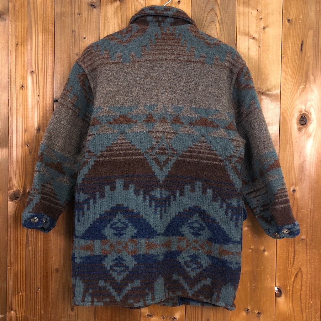 【希少】80s USA製 WOOLRICH ベスト コンチョ ボタン ネイティブ