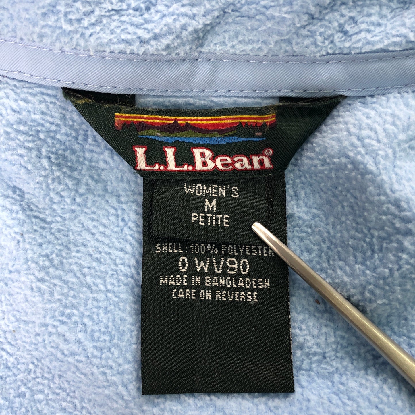 90s vintage 山タグ L.L.Bean エルエルビーン フリースジャケット ジップアップ フルジップ