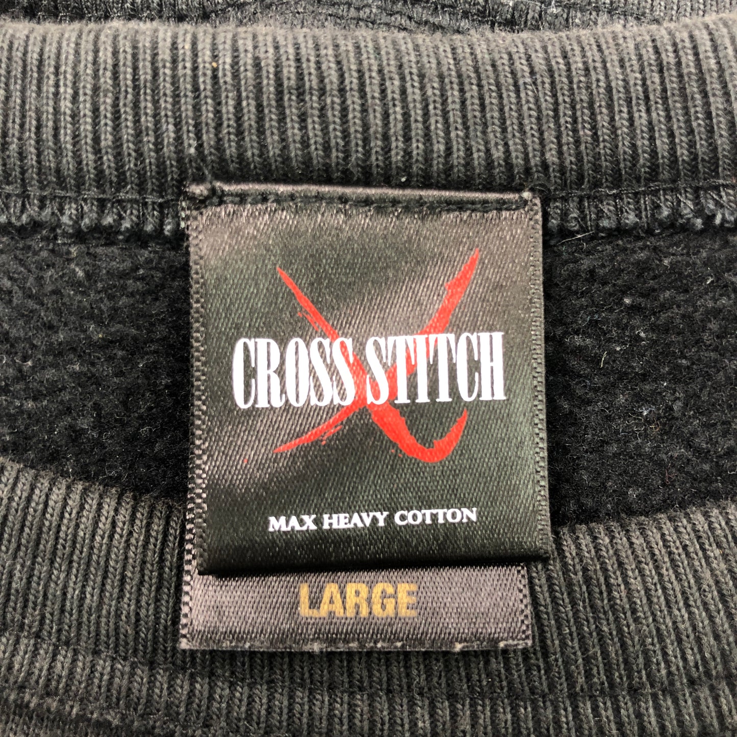 CROSS STITCH クロスステッチ スウェット ビックプリント プルオーバー 長袖