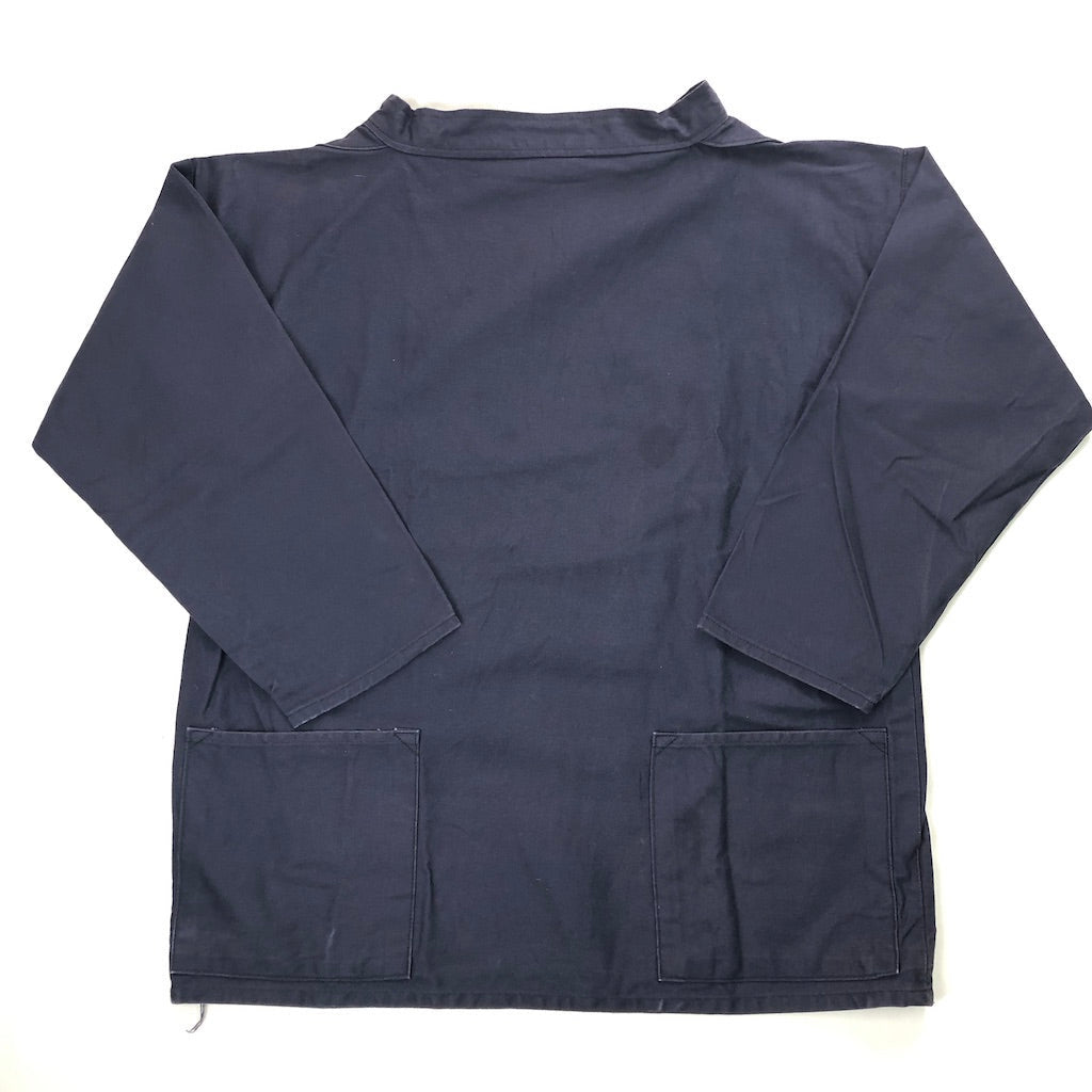 Jawin モックネックシャツ 長袖シャツ 無地 作業衣
