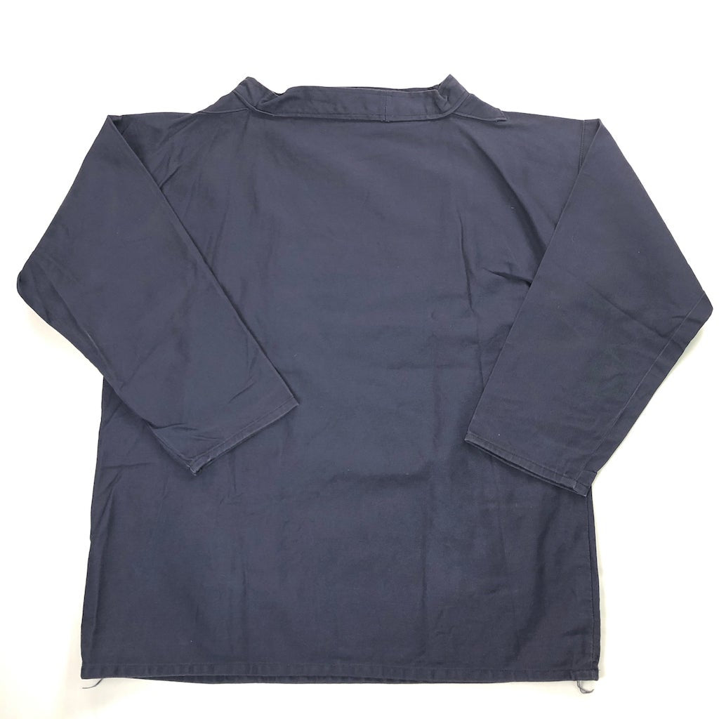 Jawin モックネックシャツ 長袖シャツ 無地 作業衣