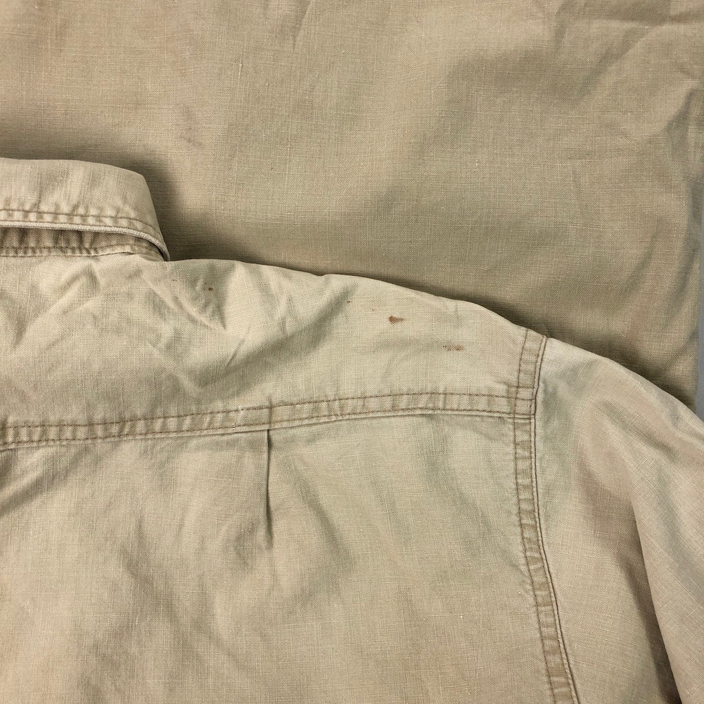 80s patagonia パタゴニア デカタグ コットンダックシャツ 半袖シャツ
