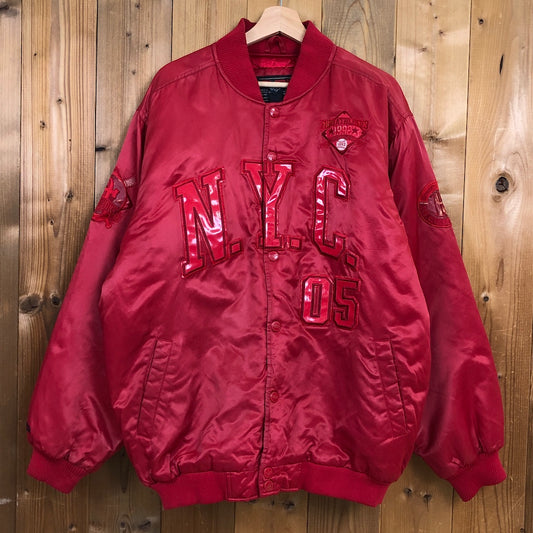 FUBU ATHLETICS フブアスレチックス 1992 NYC スタジャン ナイロンジャケット