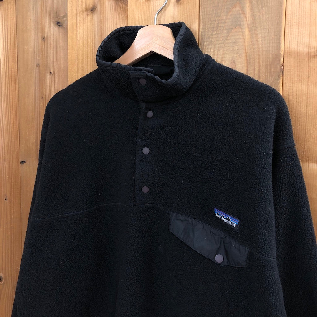 90s vintage Patagonia パタゴニア スナップT シンチラフリース プル