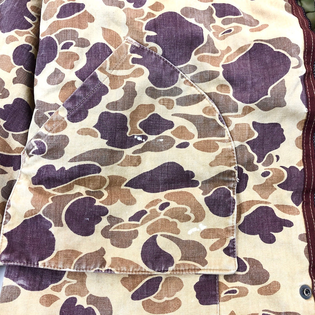 70s vintage Duxbak ダックスバック ダックハンター カモ柄 中綿 ハンティングジャケット 総柄