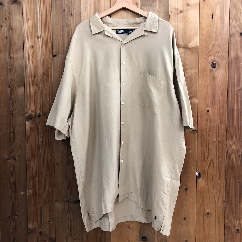 Polo by Ralph Lauren ポロバイラルフローレン 半袖シャツ オープンカラーシャツ 開襟シャツ ビッグサイズ
