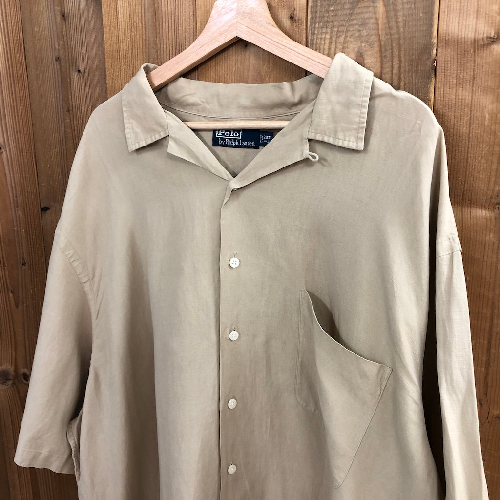Polo by Ralph Lauren ポロバイラルフローレン 半袖シャツ オープンカラーシャツ 開襟シャツ ビッグサイズ