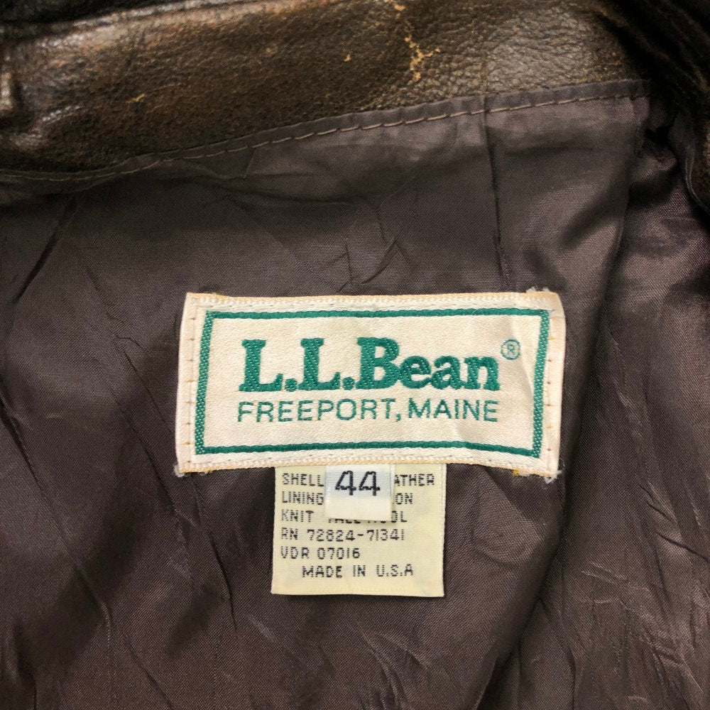 80s vintage USA製 L.L.Bean エルエルビーン A-2 フライトジャケット