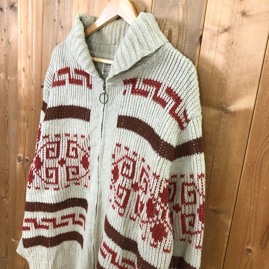 70s vintage pendleton ペンドルトン カウチンニット カーディガン セーター ニット ジャケット TALON タロンジップ