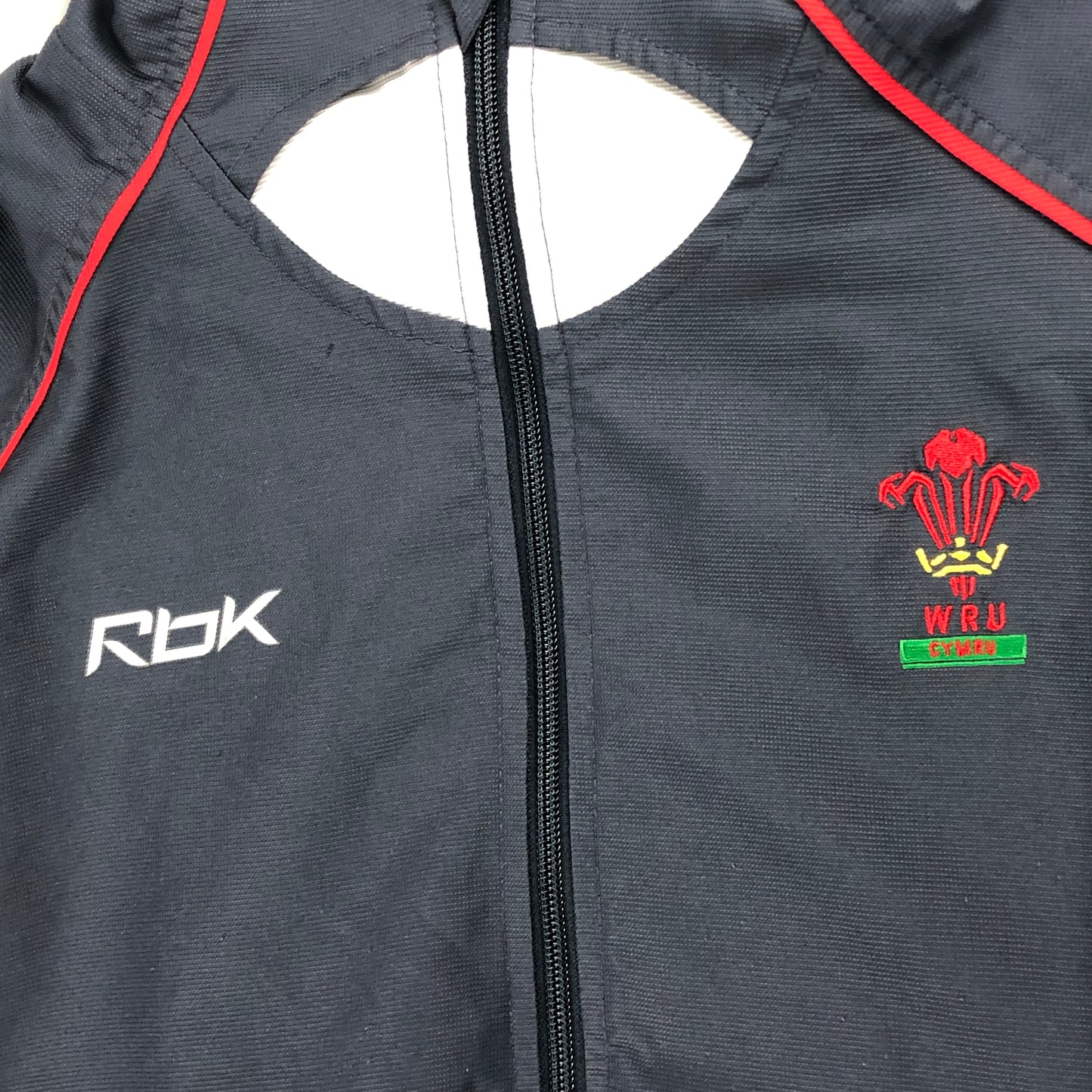 90s Reebok リーボック WRU CYMRU  ナイロンジャケット ジップアップ