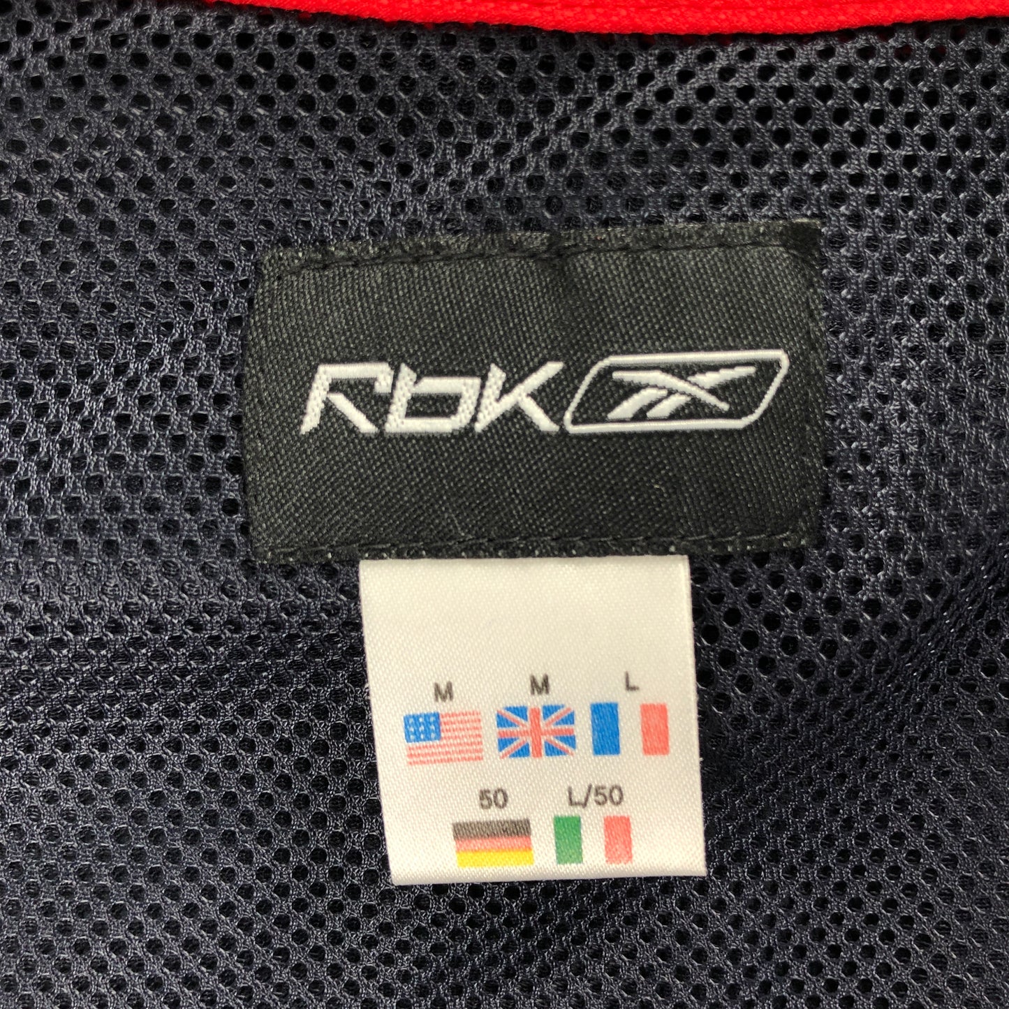 90s Reebok リーボック WRU CYMRU  ナイロンジャケット ジップアップ