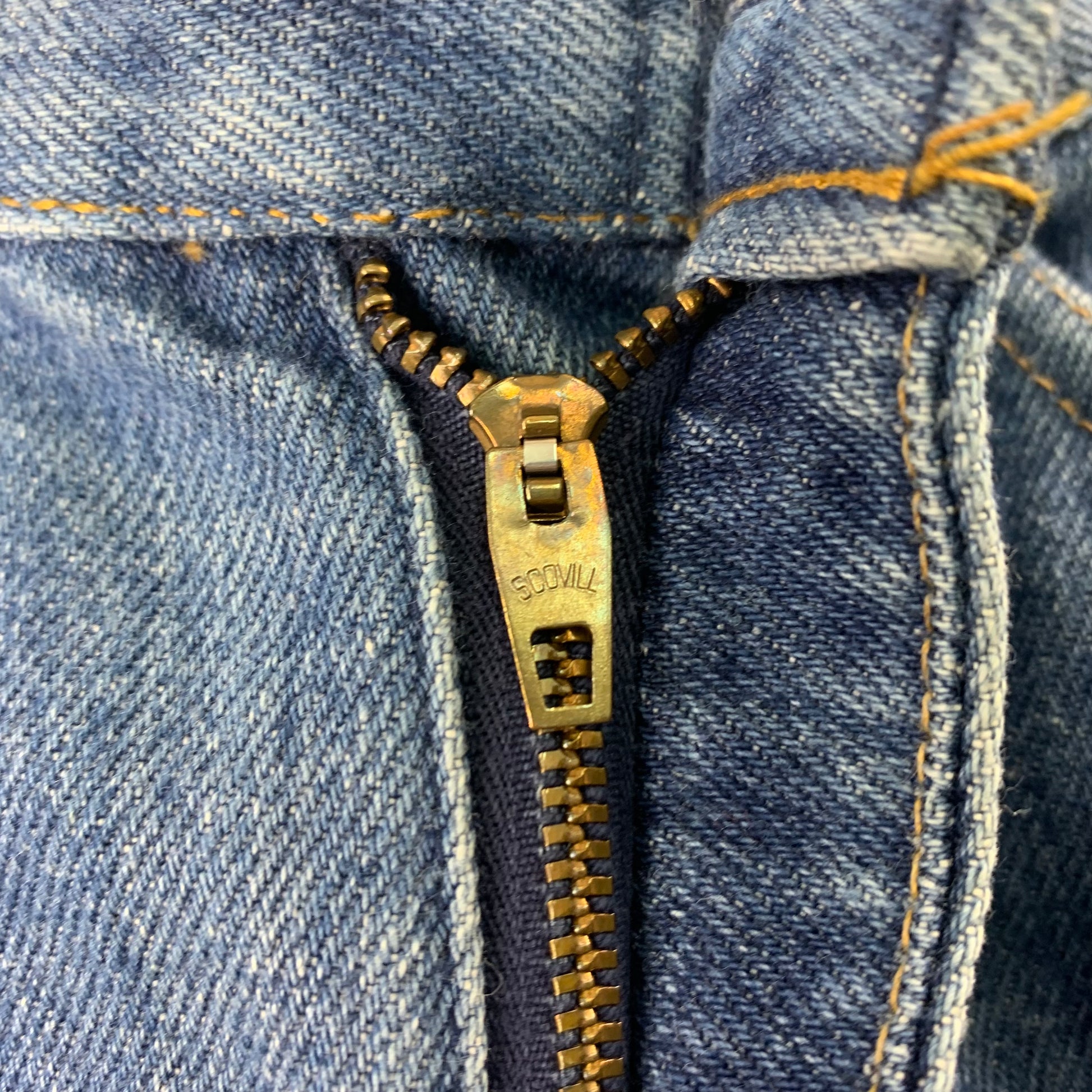 70s vintage Levi's リーバイス 746 ベルボトム フレアデニムパンツ student ジッパーフライ scovill社製zip