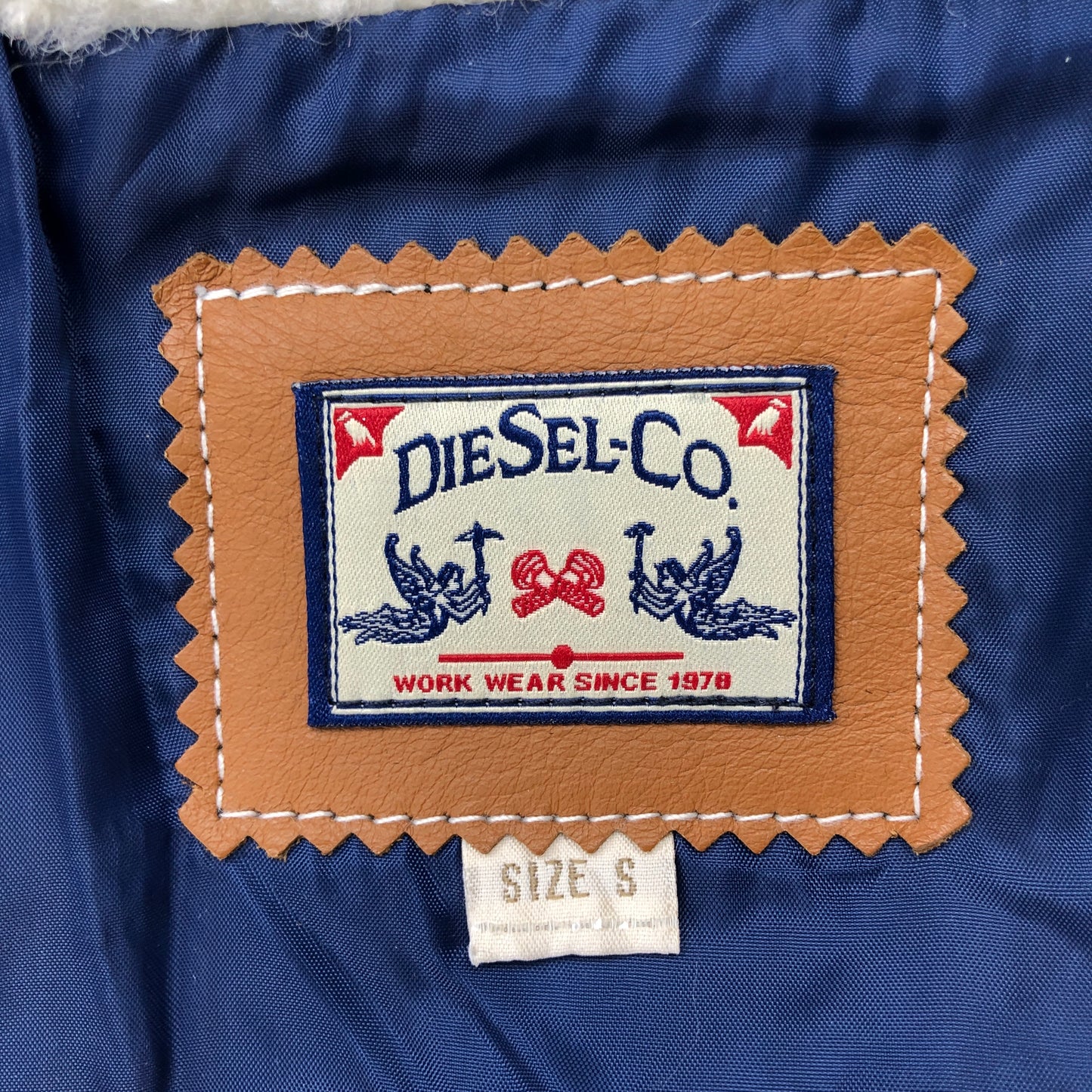 DIESEL ディーゼル ウールジャケット 裏ボア レザーボタン
