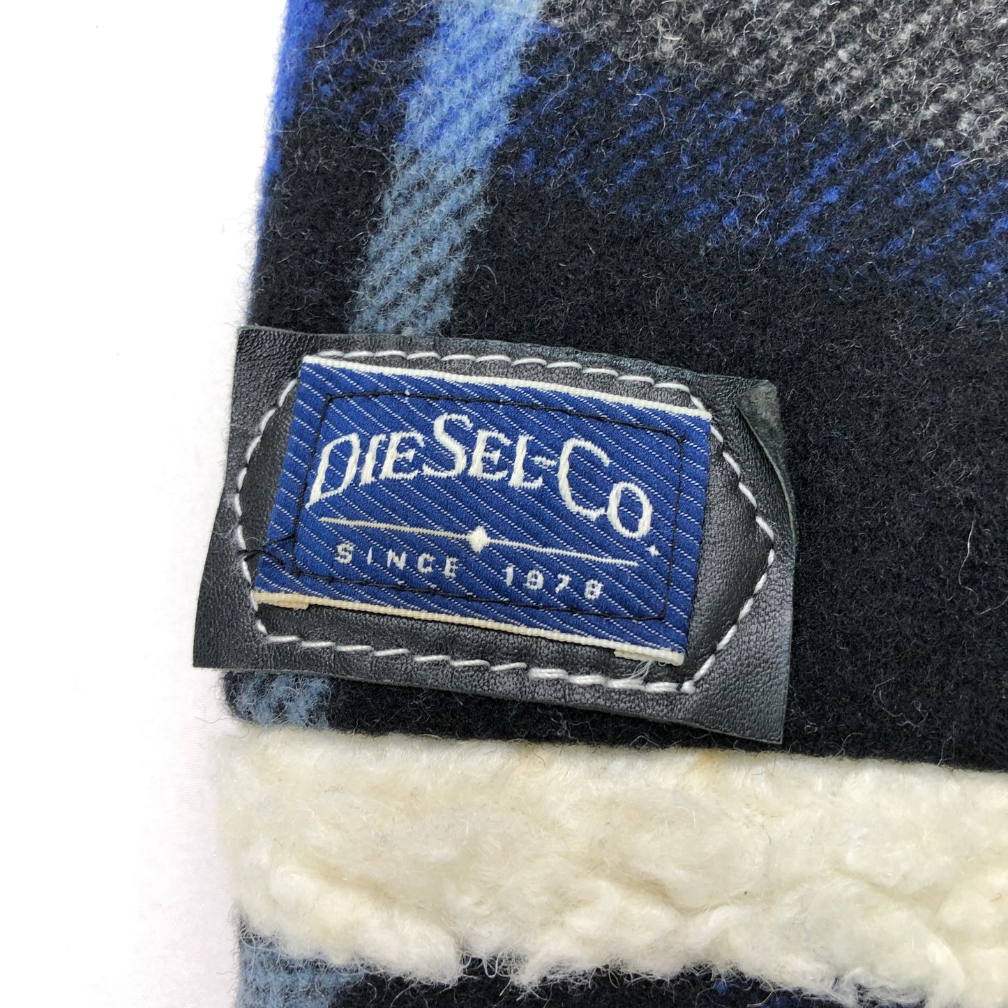DIESEL ディーゼル ウールジャケット 裏ボア レザーボタン